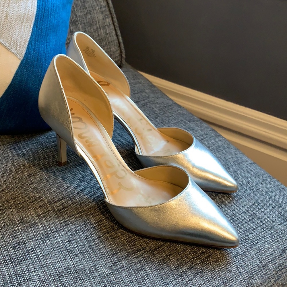 Sam Edelman Silver / Metallic Heels